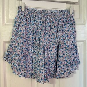 Loveshackfancy ruffle mini skirt